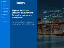 Tablet Screenshot of cudev.com